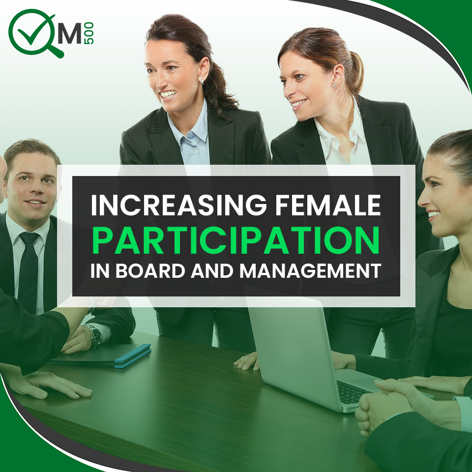  females serving in leadership positions