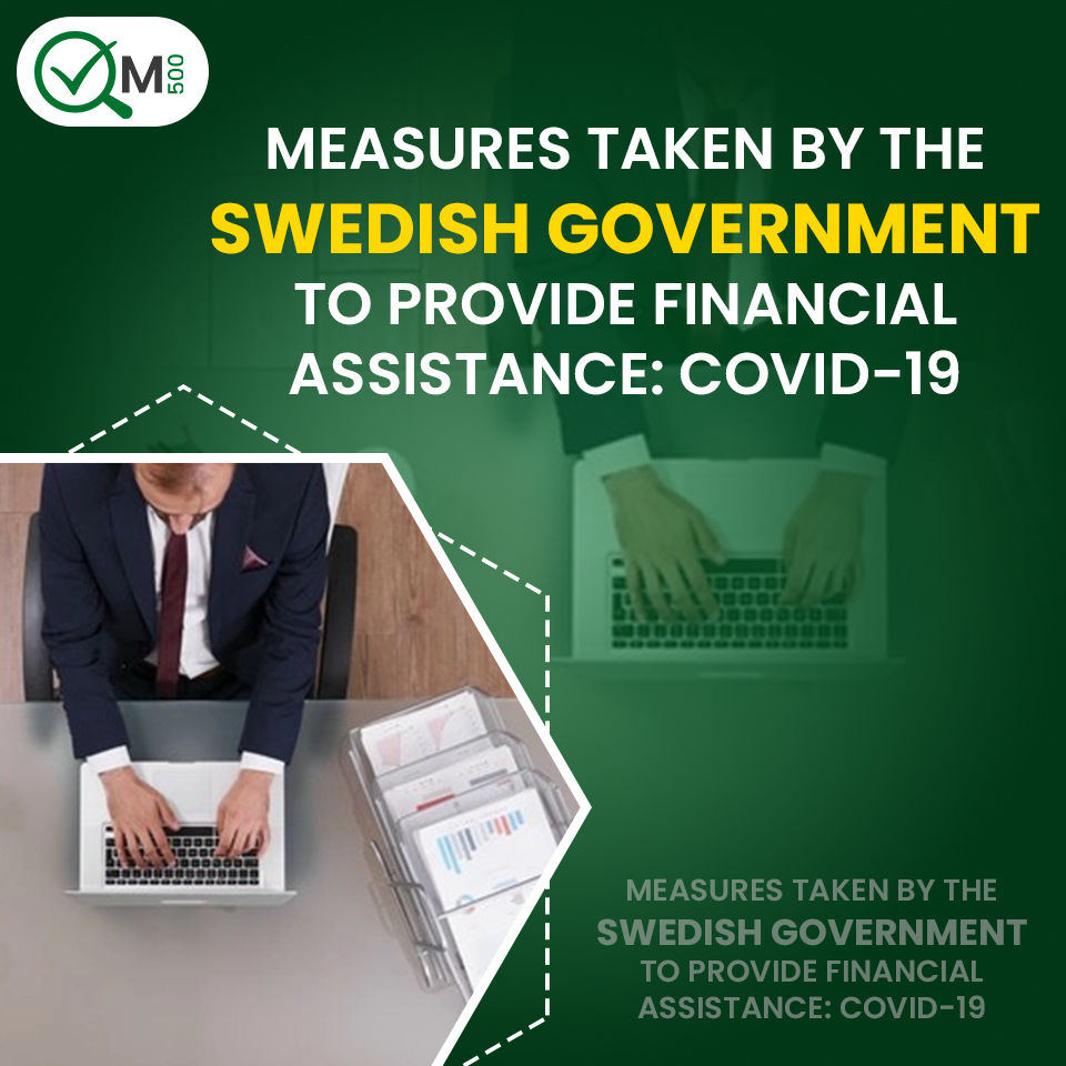 Swedish Government to provide financial assistance: COVID-19