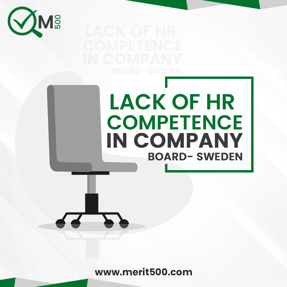Lack of HR competence in Company Board- Sweden